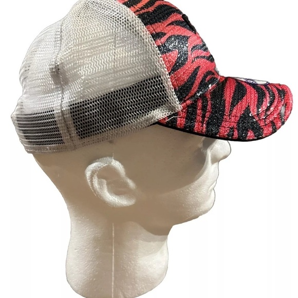 MLB Texas Rangers Tiger Glitter  Youth Adjustable Hat Cap New Era 9Forty NWT - Picture 4 of 5